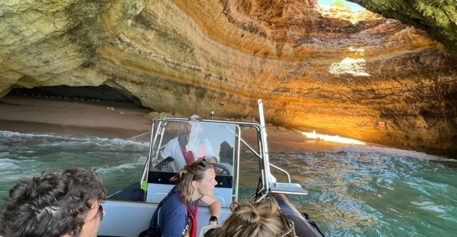 Portimao: Boat trip to the Benagil Cave - The ride out of Portimão: fast, fun, and built for short attention spans
