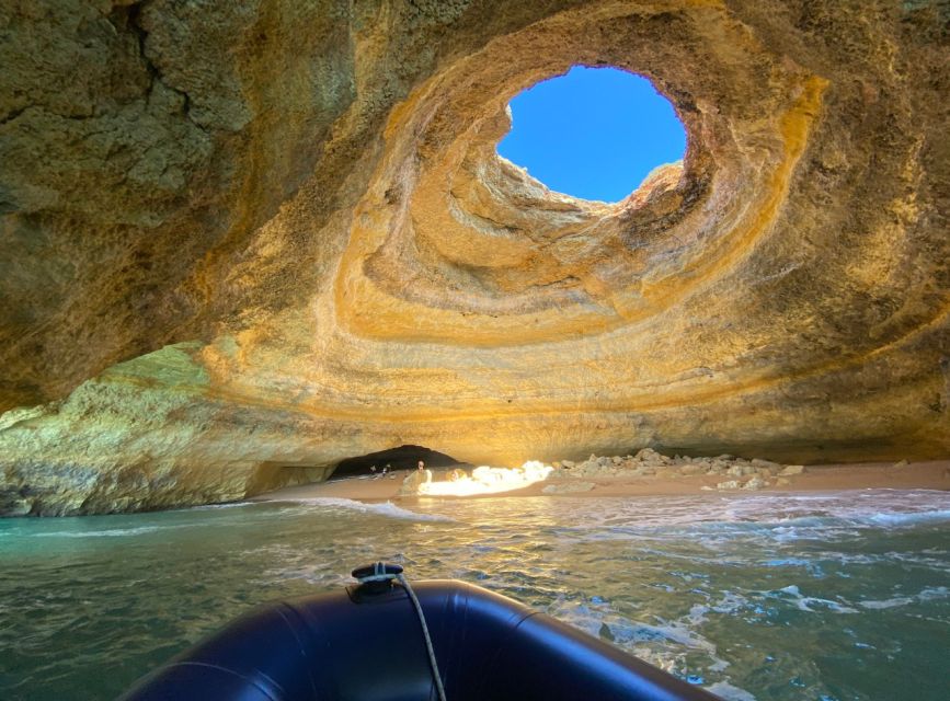 Portimão: Carvalho & Marinha Beach, Benagil Cave Boat Tour - Benagil Cave: the main event, plus the rules that keep it safe