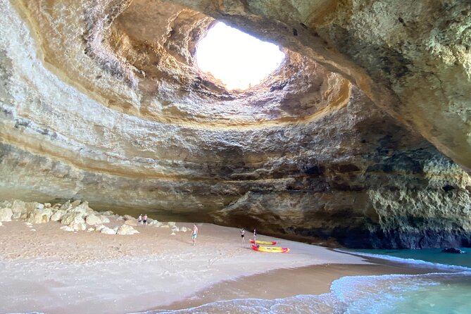 Portimão:Embark on Nature•Benagil and Dolphins•Biologist on board - Algar Seco, Farol de Alfanzina, and Praia da Marinha: The Coast Beyond One Cave