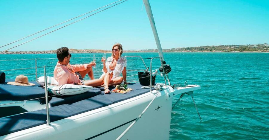 Portimao: Half-Day Sailing Yacht Cruise to the Benagil Caves - Getting aboard: marina start, shoe rules, and safety briefing