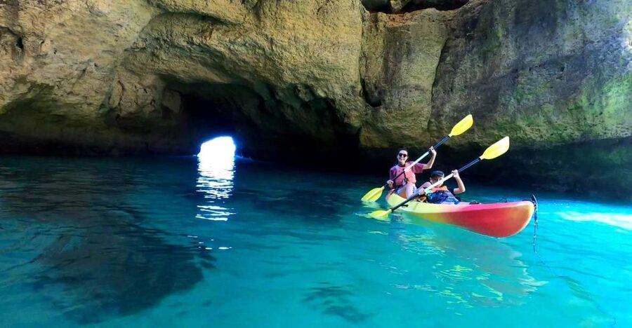 Portimão: Kayak Tour of Benagil Caves - Gear up fast: neoprene, windbreaker, and the wet reality