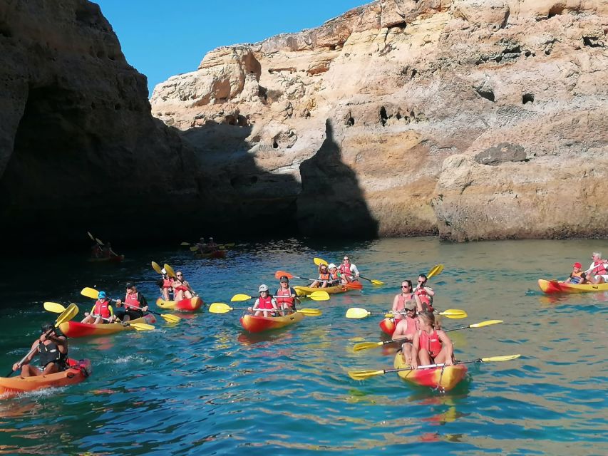 Portimão: Kayak Tour of Benagil Caves - Kayaking the coastline: how the guides keep first-timers feeling safe