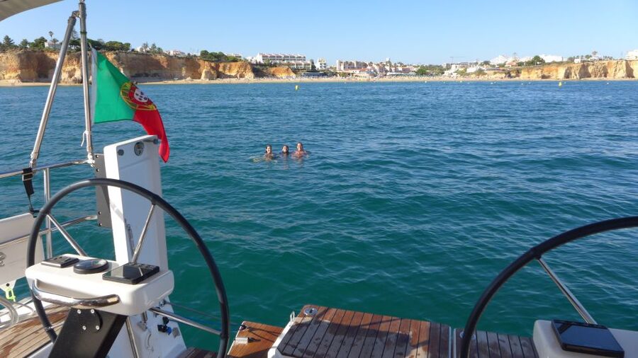 Portimão: Private Sailing Boat Tour with Swim and Wine - Ferragudo on the water: sea views, then a village feel
