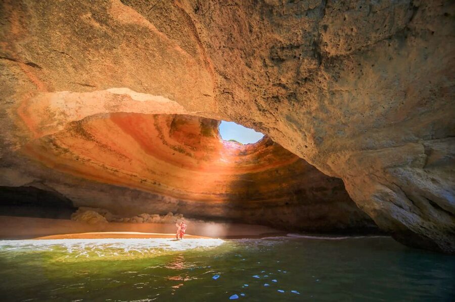 Portimão: Sunset Cruise to Benagil Cave - Boat ride comfort: seating, wind chill, and who should plan ahead