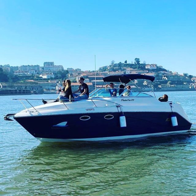 Porto: Douro River Boat Tour w/ Portuguese Wines & Tasting - The SMILE yacht and Marina do Freixo, what your start will feel like