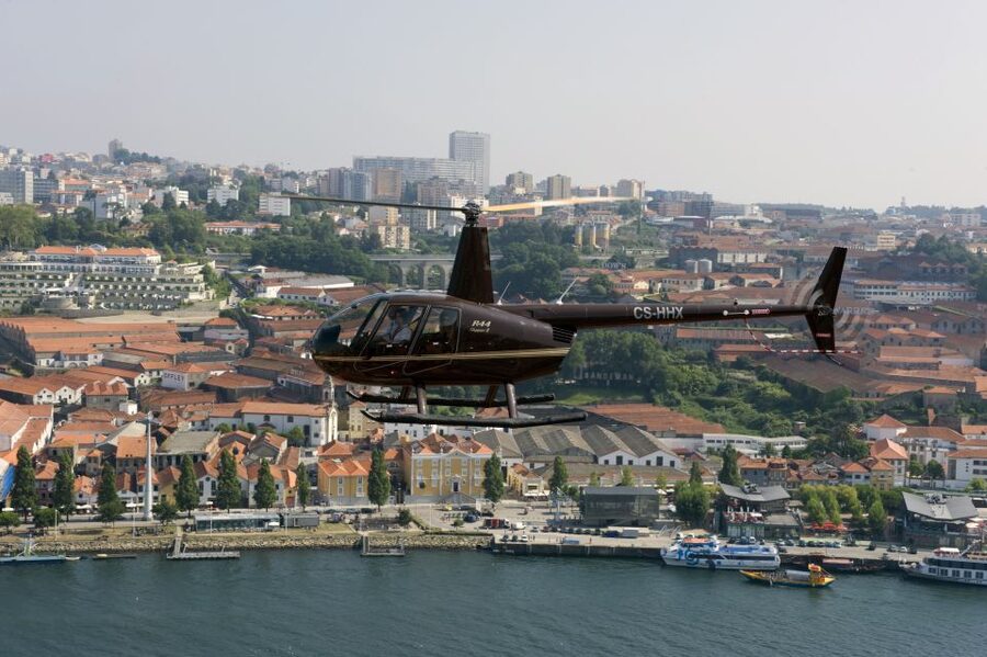 Porto: Douro River Helicopter Tour - Helicopter lift-off at Massarelos, right by the Douro