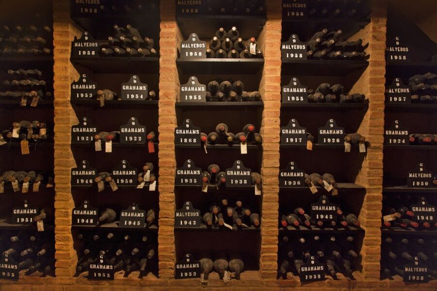 Porto: Graham's Port Lodge Tour & Vintage Room Wine Tasting - Vintage Room tasting: a cozy library setting and the Port lineup