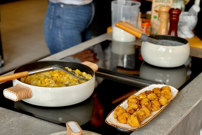 Porto Local Market Visit & Cooking Class / Showcooking - Showcooking in a clean kitchen, with small-step participation