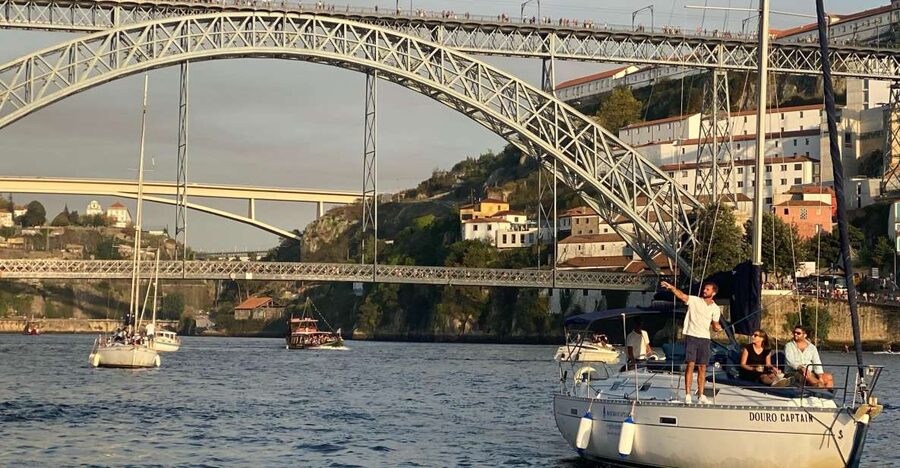 Porto: Private Douro River Charming Cruise w/wine tasting - The Dom Luis Bridge photo zone, plus Porto and Gaia’s highlights