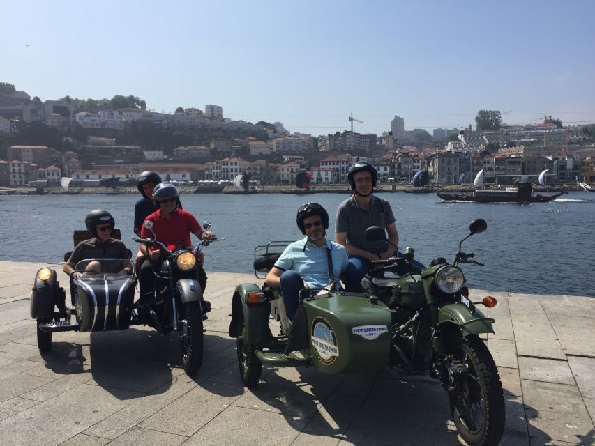 Porto Private Sidecar Tour - Cais de Gaia and Jardim do Morro: two postcard views in different moods