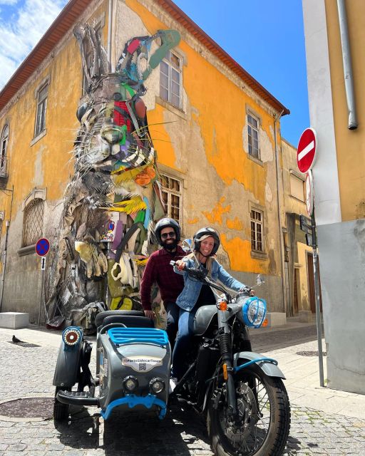 Porto Private Sidecar Tour - A vintage car stop that breaks up the ride