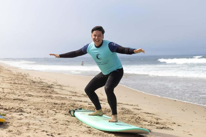 Porto: Surf Lesson with Transportation at Ocean Origin - Praia de Azurara Session: From Safety Briefing to Paddling and Waves