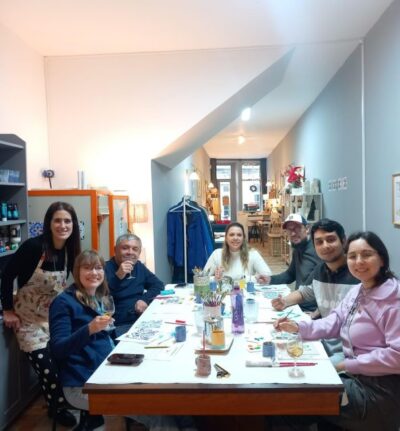 Tile Painting and Cocktails in Downtown Porto