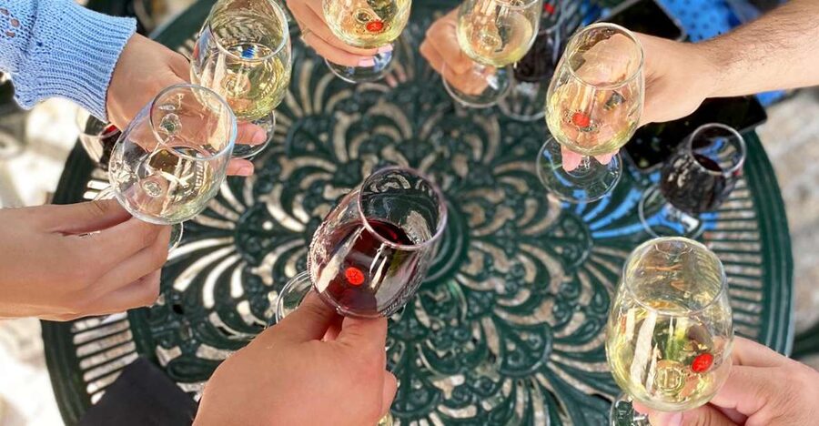Porto: Wine Tasting with Tapas Walking Tour - Port cellar first, because wine makes more sense this way