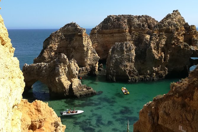 Private Algarve: Benagil Caves, Lagos Cliffs & Hidden Beaches - Algar Seco: rock sculptures, secret-looking pools, and Boneca Cave views