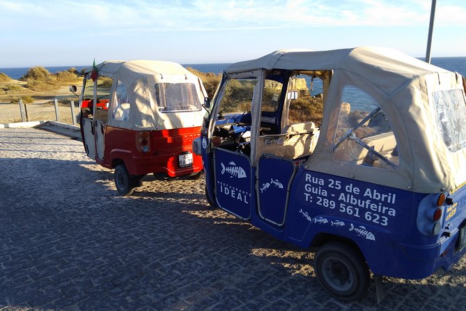 Private Guided Tuk Tuk Tour with pick-up and drop-off in Albufeira - Stop 3: Praia dos Arrifes, a Beach Break With Optional Admission