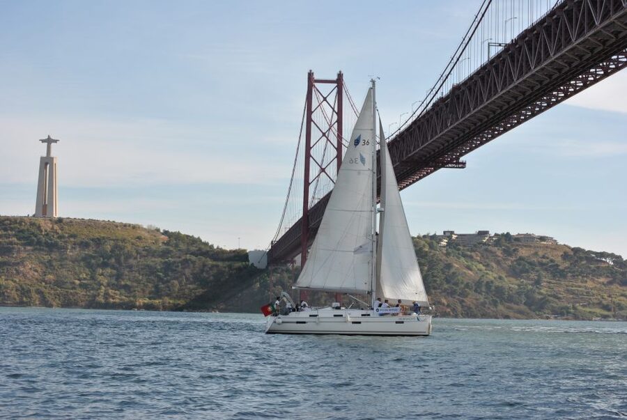 Private Sailing Boat Tour Lisbon with a drink: 2 to 8 Hours - Passing Cristo-Rei and cruising under the 25 de Abril Bridge
