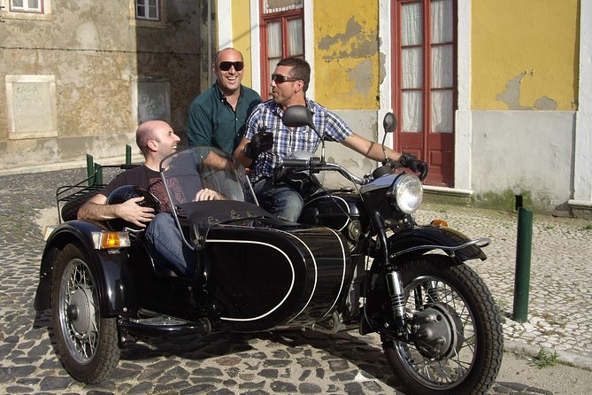 Private Tour: Best of Lisbon by Sidecar - Getting picked up in central Lisbon and settling into the sidecar
