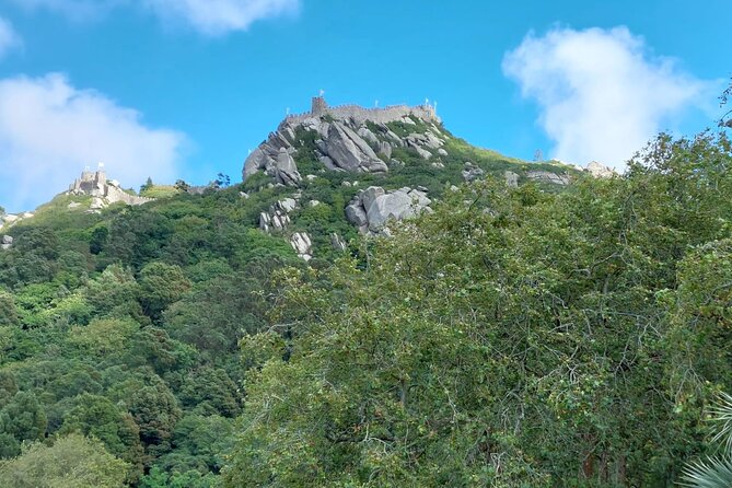 Private Tour Sintra, Palaces and Mountain Tuk Tuk(2 to 6 people) - Pena Palace at the top: exterior views and legend energy