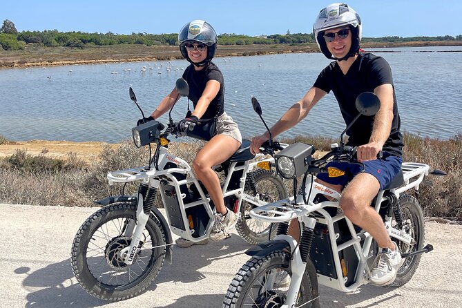 Ride through Paradise: Faro Island Electric 2x2 bike Tour - Entering Ria Formosa: wetlands, flamingos, and salt flats