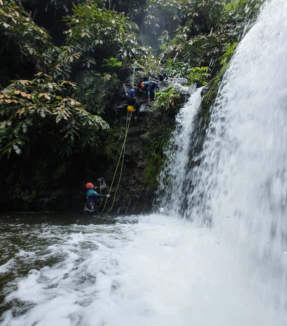 São Miguel: Level 1 Canyoning in Ribeira dos Caldeirões - The real “Level 1” meaning: beginners can do it, but your body still needs to cooperate