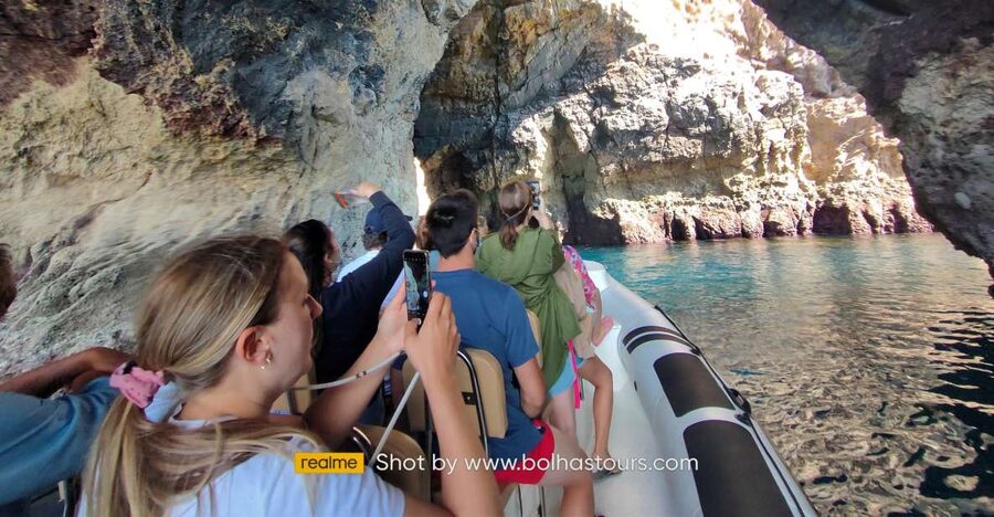 Sesimbra: Arrábida and Espichel Caves Tour and Snorkel - Tamboril Grotto to Frade Grotto, where light matters