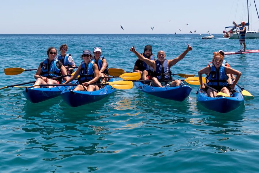 Sesimbra: Arrabida Natural Park & Caves Guided Kayaking Tour - Out to Arrábida Natural Park, caves, and wildlife spotting
