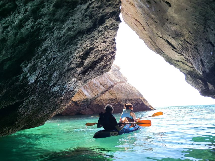 Sesimbra: Arrabida Natural Park & Caves Guided Kayaking Tour - Guides make a difference, and names keep showing up