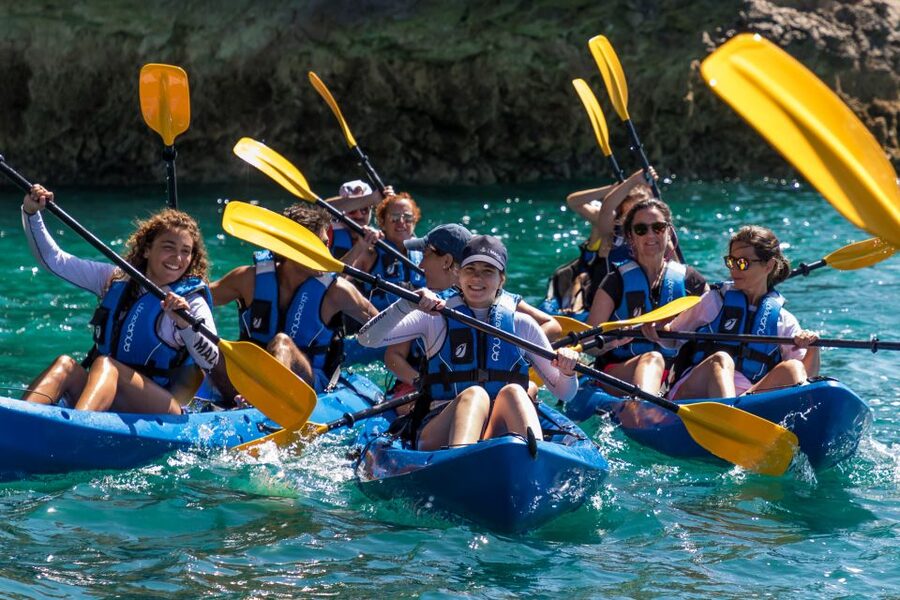 Sesimbra: Arrabida Natural Park & Caves Guided Kayaking Tour - Meeting at Our Roots and getting your bearings fast