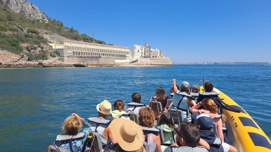 Setúbal and Tróia: Dolphin Watching and Arrábida Bays - Forts and landmarks you glimpse from the sea