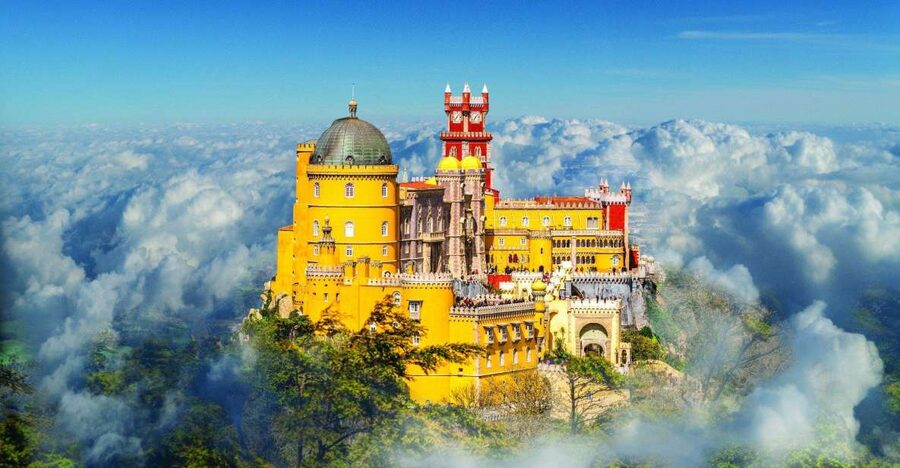 Sintra and Cascais: Full Day Tour - From Lisbon to Estoril: coastal scenery before Sintra steals the show