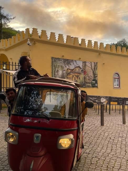 Sintra: Pena Palace and Park Entry Ticket with Tuk Tuk Ride - The tuk-tuk ride through Sintra, with story stops