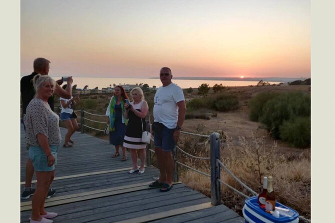 Sunset Beach Safari w/ Champagne & Chicken Piri Piri Dinner - Gale at sunset: champagne, then dinner mode