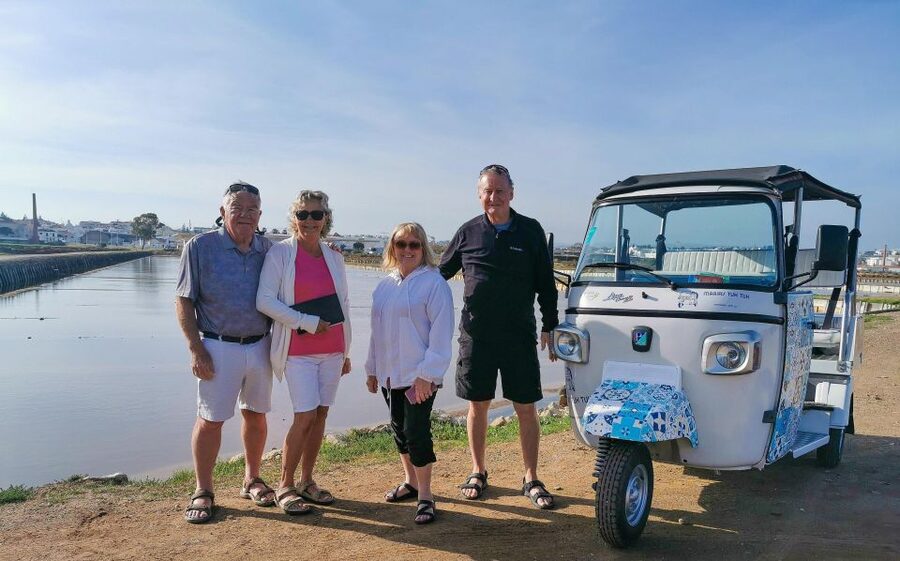 Tavira: Tuk-Tuk City Tour - Atalaia salt pans: Bernardas convent, the former prison, and a real job