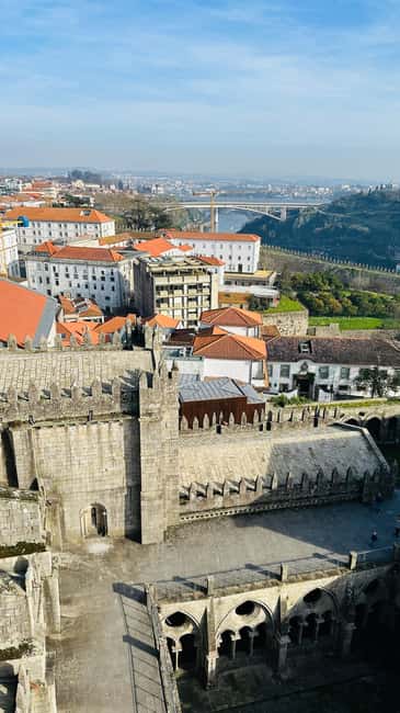 The Soul of Porto: Walking Tour with Food and Wine Tasting - Episcopal Palace views, Escadas das Verdades, and the Ribeira shift