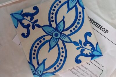 Tile Painting and Cocktails in Downtown Porto
