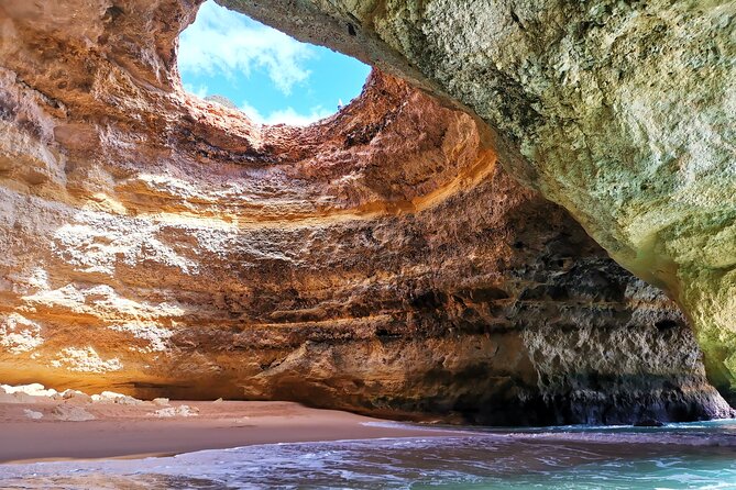 Tour to Benagil Caves and Coastline in Albufeira - Top Deck Comfort on a 95-Guest Catamaran