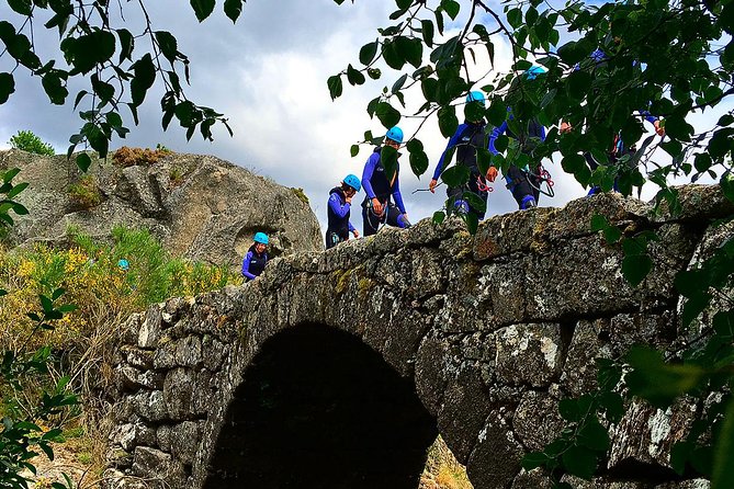 Water Canyoning - Where it starts near Braga: Peneda-Gerês Canyoning Center setup
